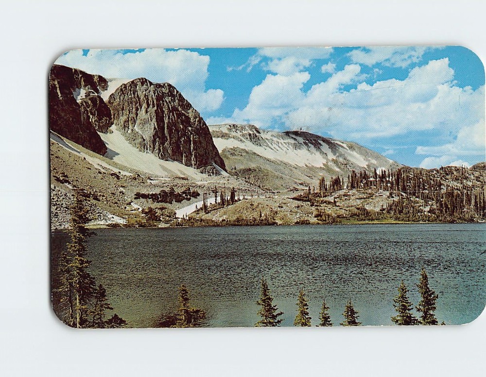 Postcard Lake Marie & Snowy Range Medicine Bow National Forest Wyoming USA