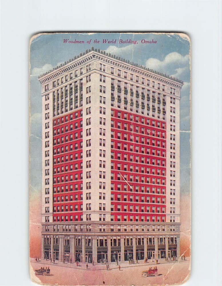 Postcard Woodmen Of The World Building Omaha Nebraska