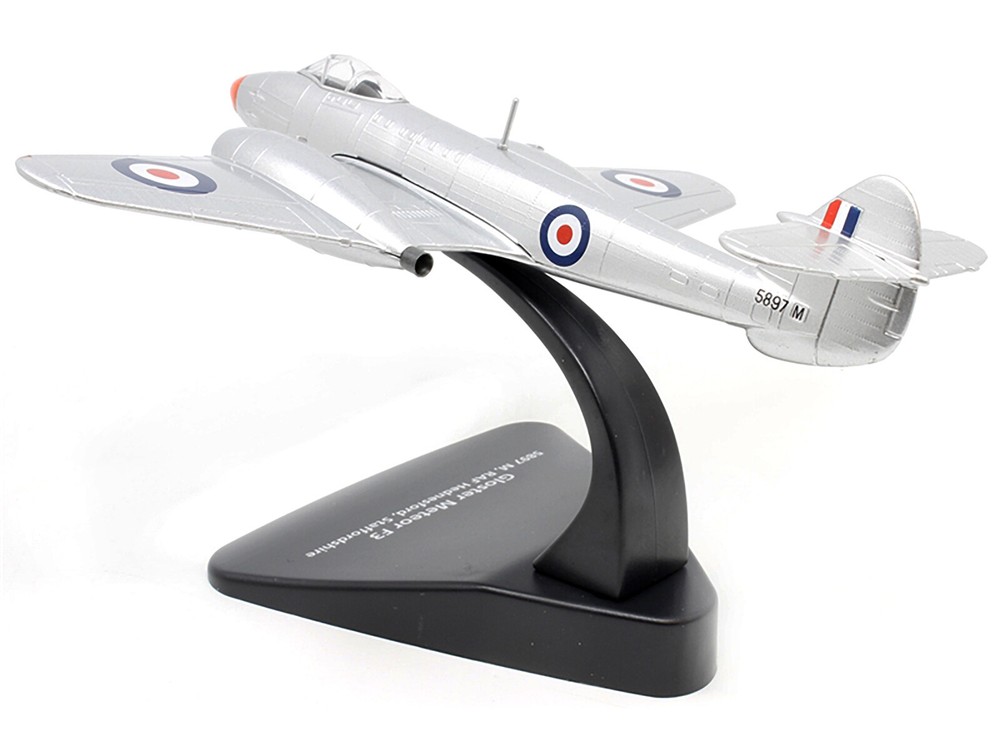 2023 Gloster Meteor F3 Jet Fighter 1/72 Diecast Model - RAF Oxford Aviation