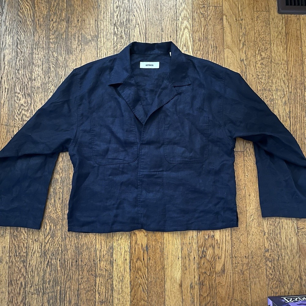 Black Women’s Buck Mason Linen Shirt Size Medium