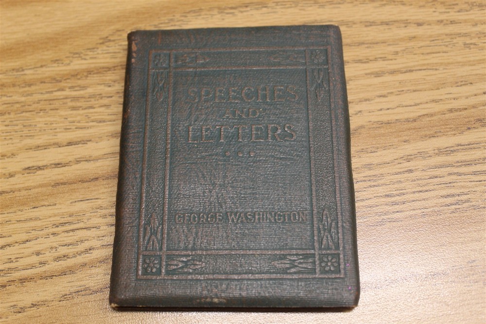 Little Leather Library Speeches And Letters - George Washington Green Cover