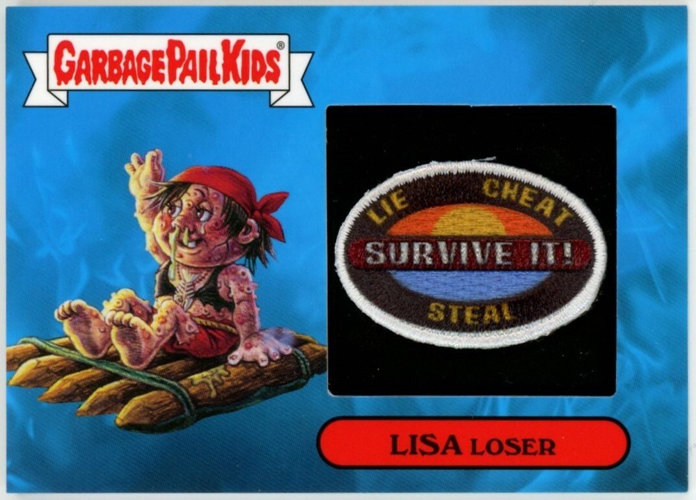 2016 Topps Garbage Pail Kids Prime Slime Trashy TV Lisa Loser #4 5/99 Patch Card