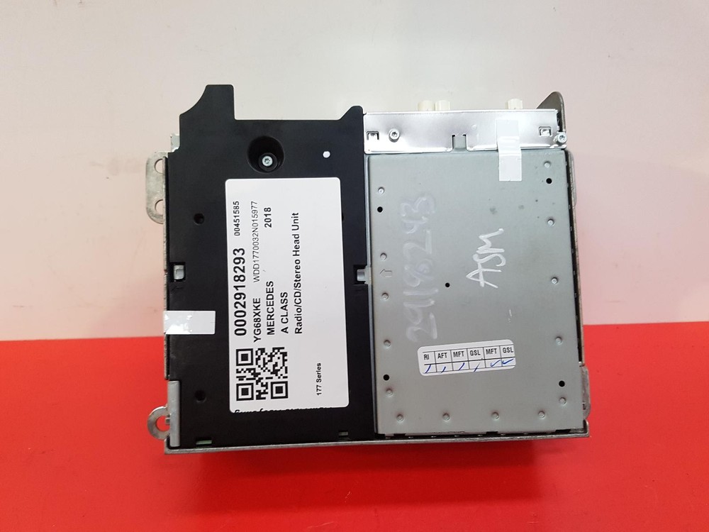 2018 MERCEDES A-CLASS 177 RADIO STEREO UNIT A1679004209