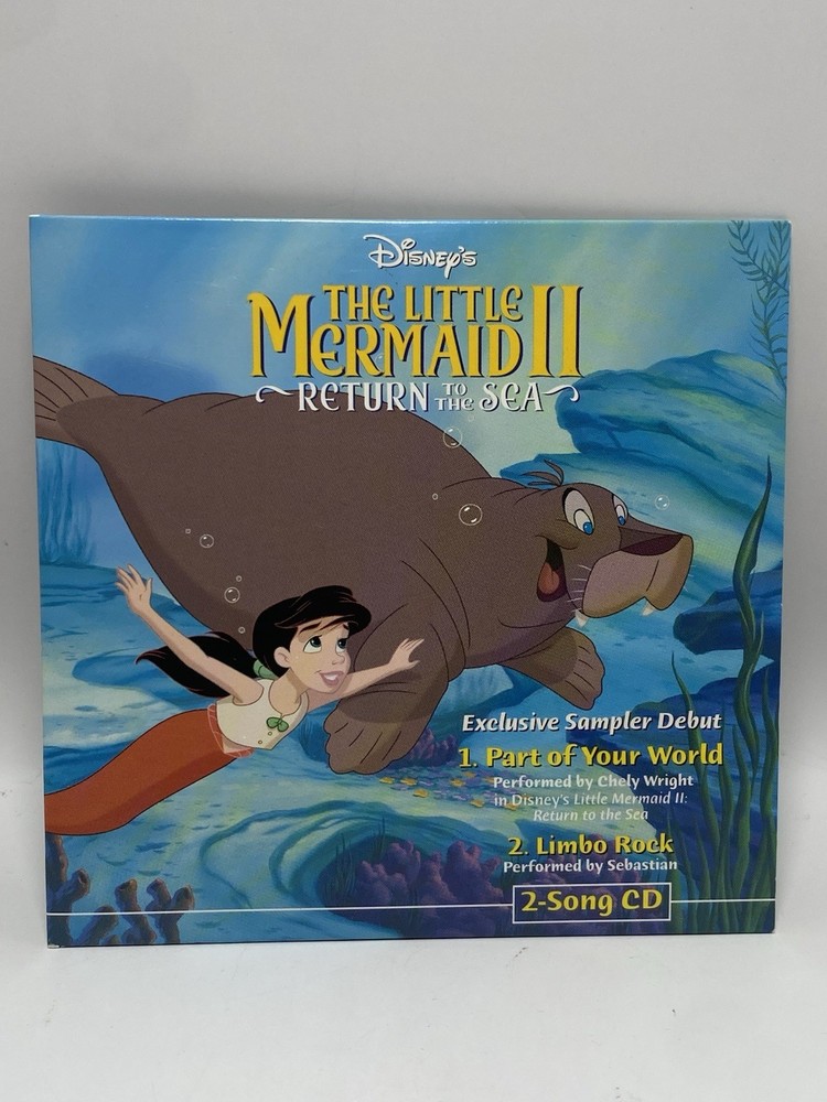 Disney The Little Mermaid II Return to the Sea Promo 2-Song Sampler CD 2000