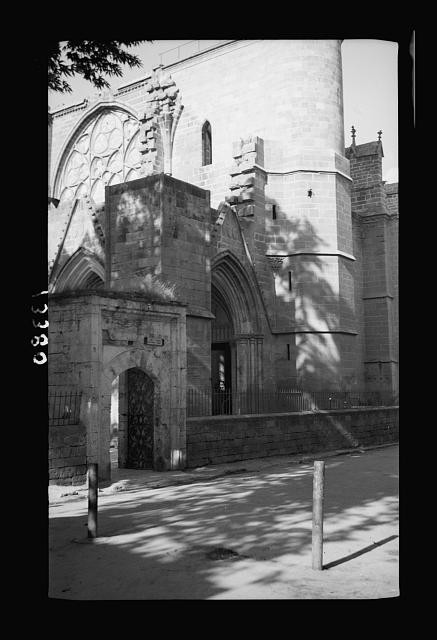 St. Sophia Mosque,Nicosia,Cyprus,Eastern Mediterranean,August 1945,Matson