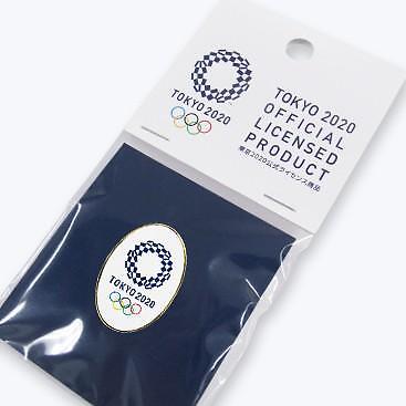 Official Product Tokyo 2020 Olympic Emblem Pin Badge Oval Em Gold Officially Lic