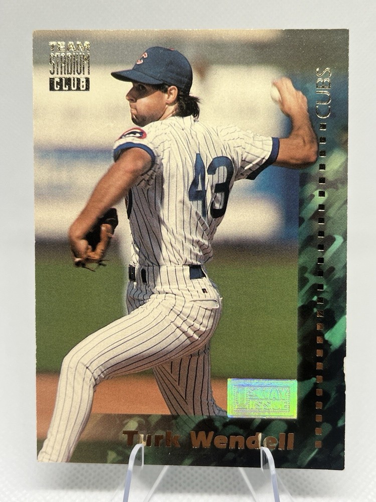 1994 Topps Stadium Club Turk Wendell #358 Chicago Cubs