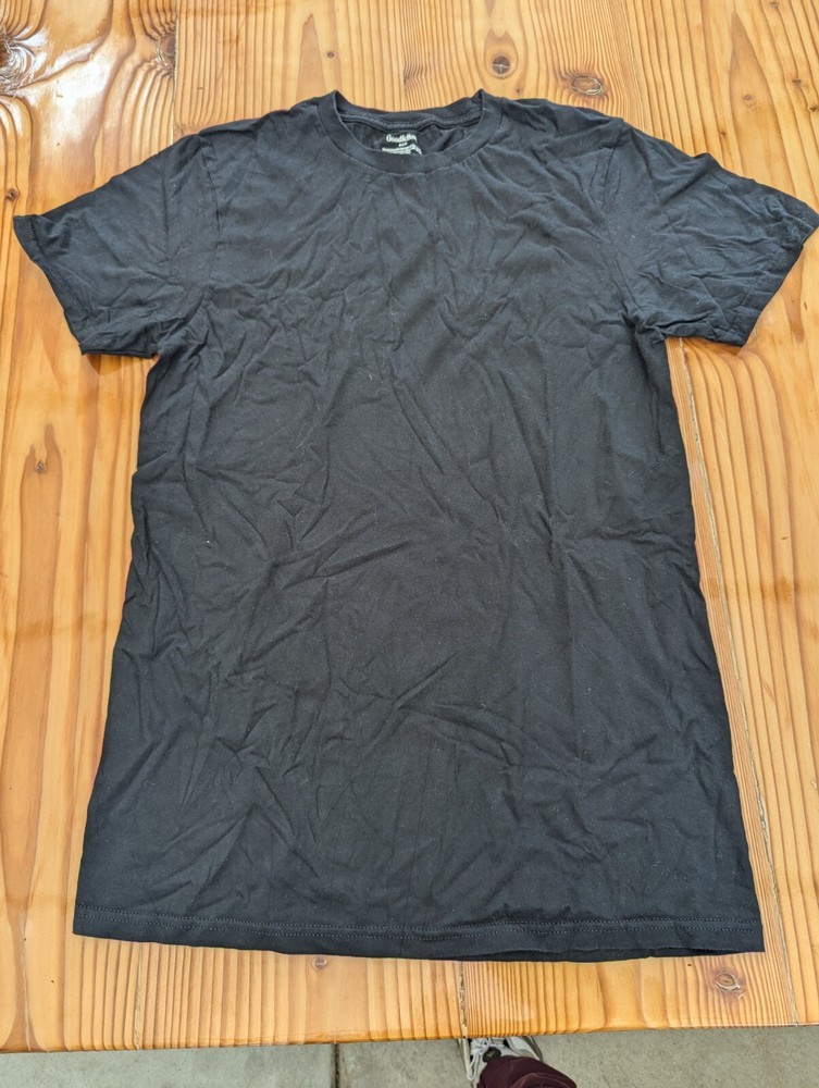 Goodfellow & Co Black Short Sleeve T-Shirt Size Medium