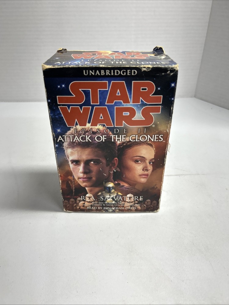 Star Wars Attack Of The Clones Unabridged Audiobook Cassette