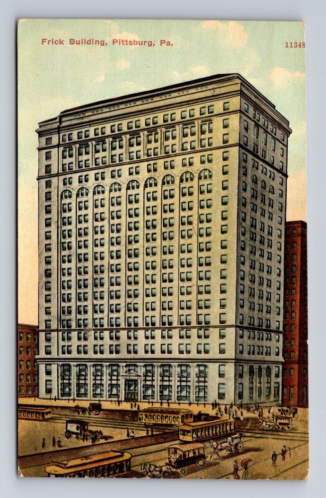 Pittsburgh PA-Pennsylvania, Scenic Frick Building, Vintage Postcard