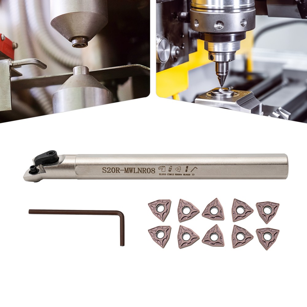20mm Lathe Internal Boring Bar Turning Tool Holder S20R-MWLNR08 Shank