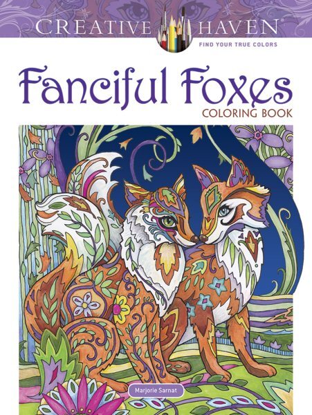Fanciful Foxes Coloring Book, Paperback by Sarnat, Marjorie, Brand New, Free ...