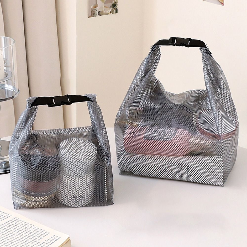 Bolsa de compras portátil impermeable bolsa de maquillaje bolsa de lavado de moda