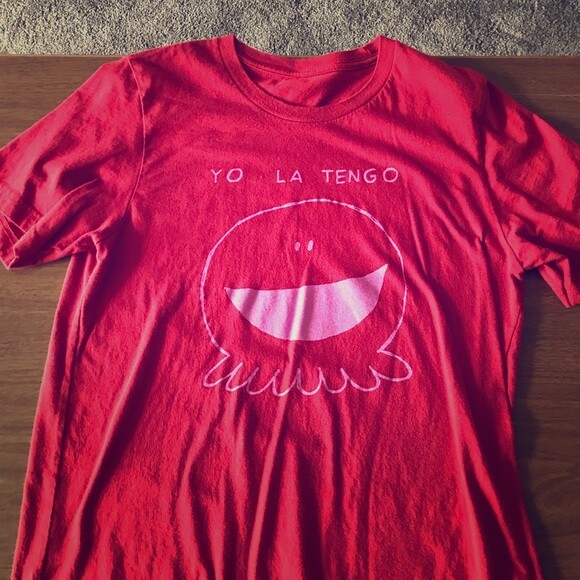 Yo la Tengo Octopus Shirt, red shirt, unisex full sizes