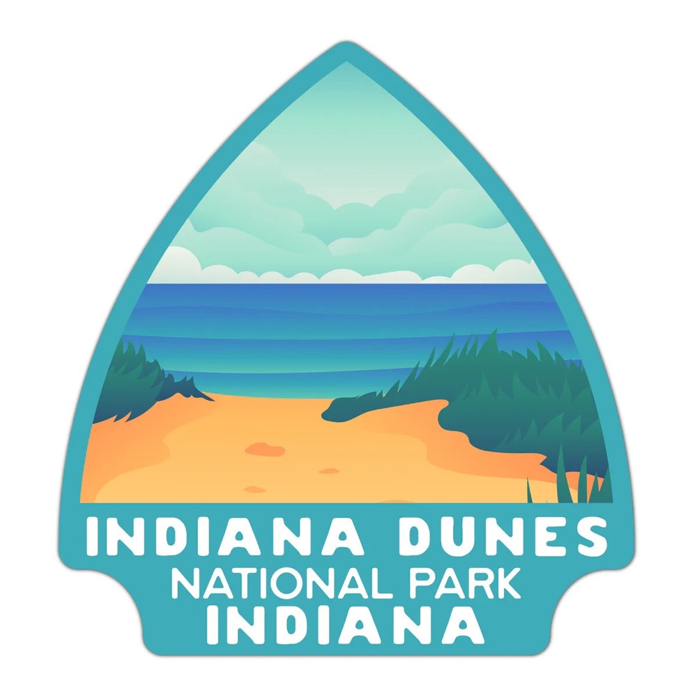 Indiana Dunes national park sticker weatherproof bumper vinyl decal