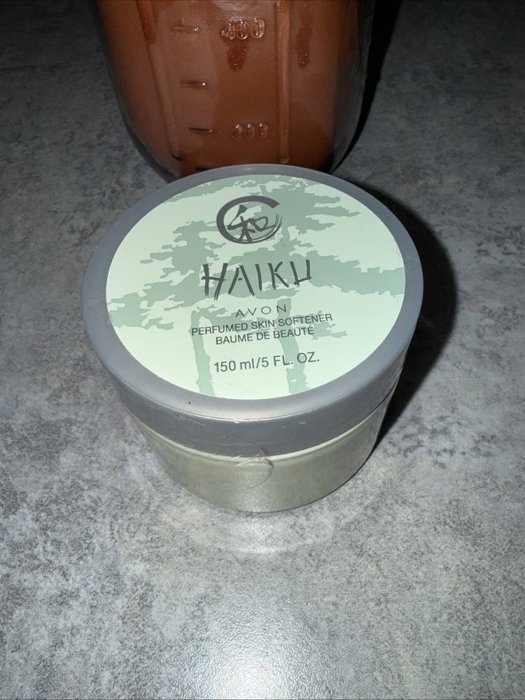 Avon Haiku Perfumed Skin Softener 5 oz New old stock Retired Discontinued Sealed