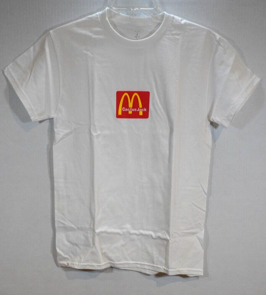 Travis Scott x McDonalds White Sesame Tee - Size Small - NWT