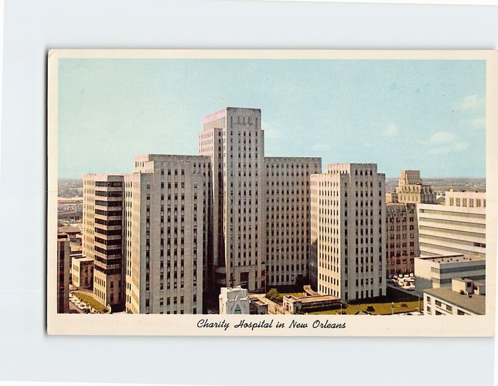 Postcard Charity Hospital Louisiana USA