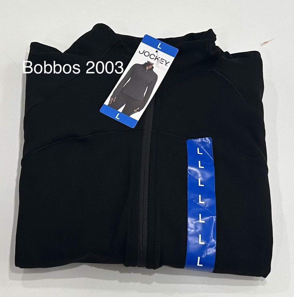 Jockey Women's Moisture Wicking Zipper Pockets Yoga Jacket, Black Salt, Size L