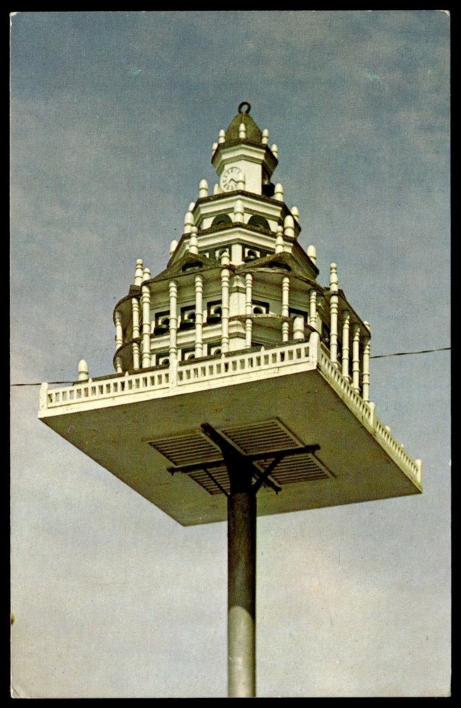 Vintage 1961 Lusterchrome Postcard The Bird House Somerset PA Pennsylvania