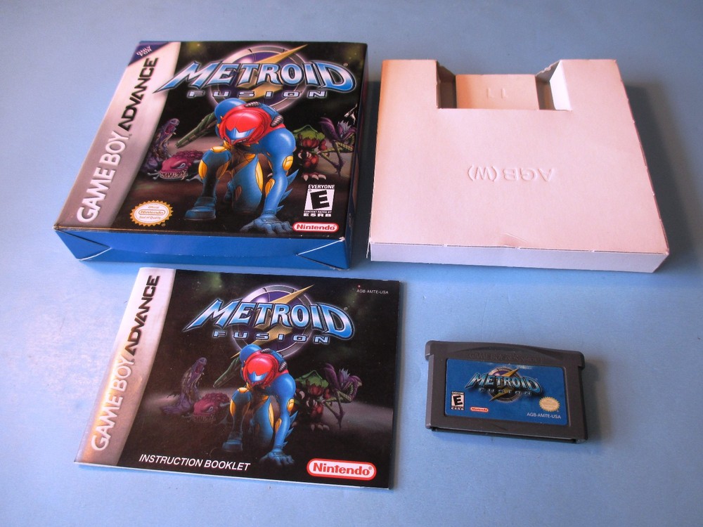 Metroid Fusion (Nintendo Game Boy Advance) w/Box & Manual