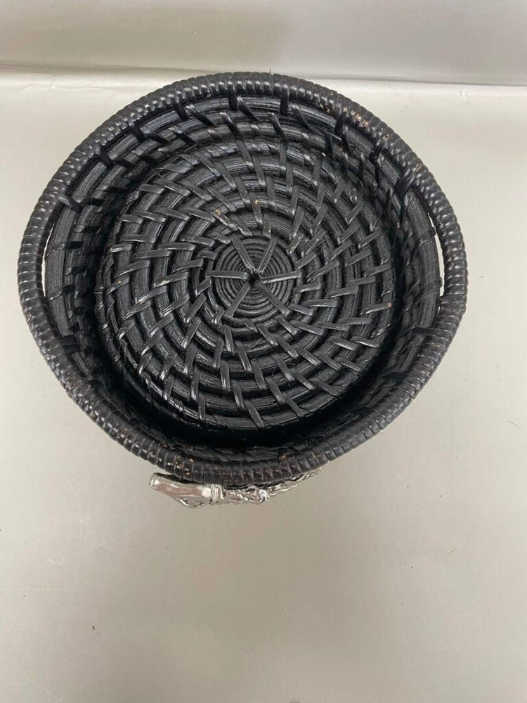 Alligator Coaster Set Black
