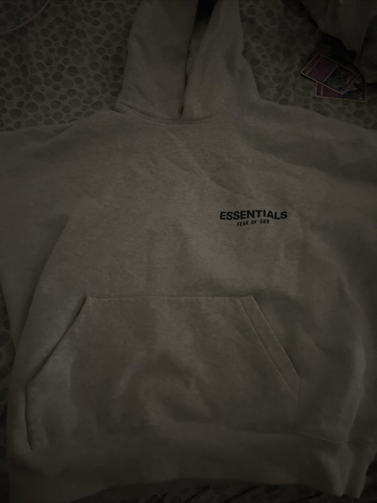 Authentic Fear of God Essentials Wood Hoodie Pre-Owned Size S