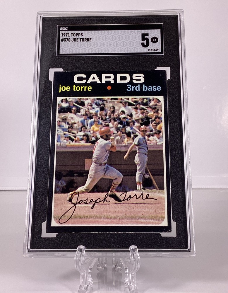 Joe Torre 1971 Topps Baseball SGC 7🔥 Cardinals HOF New York Yankees