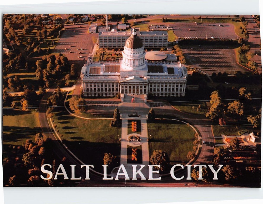 Postcard State Capitol Salt Lake City Utah USA
