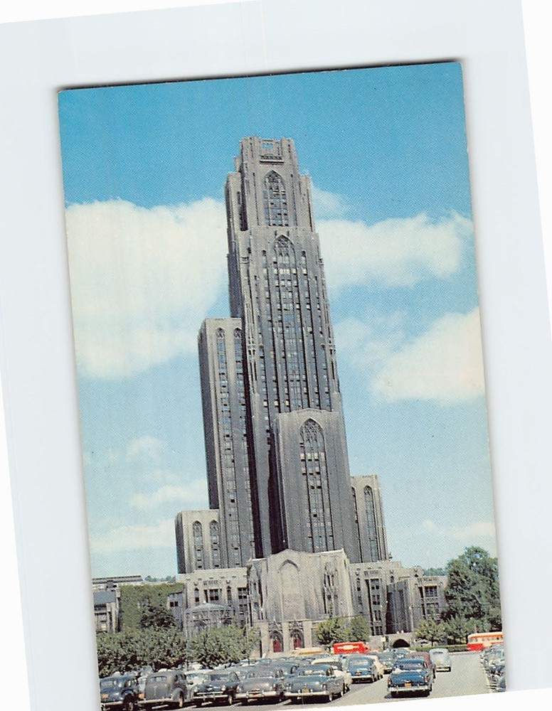 Postcard Cathedral of Learning Pittsburgh Pennsylvania USA
