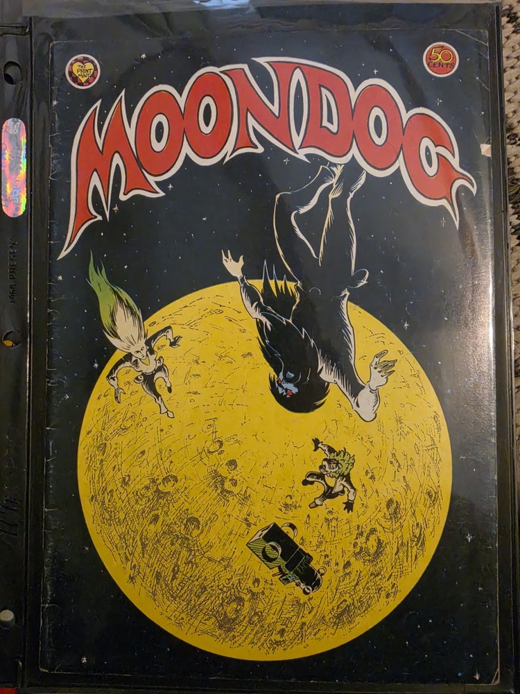 Moondog Print Mint George Metzger Underground Comic Book First Printing Color