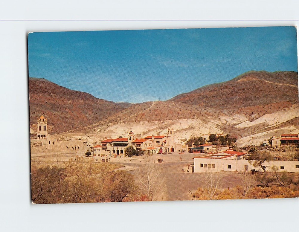 Postcard Death Valley Scotty's Castle Death Valley California USA