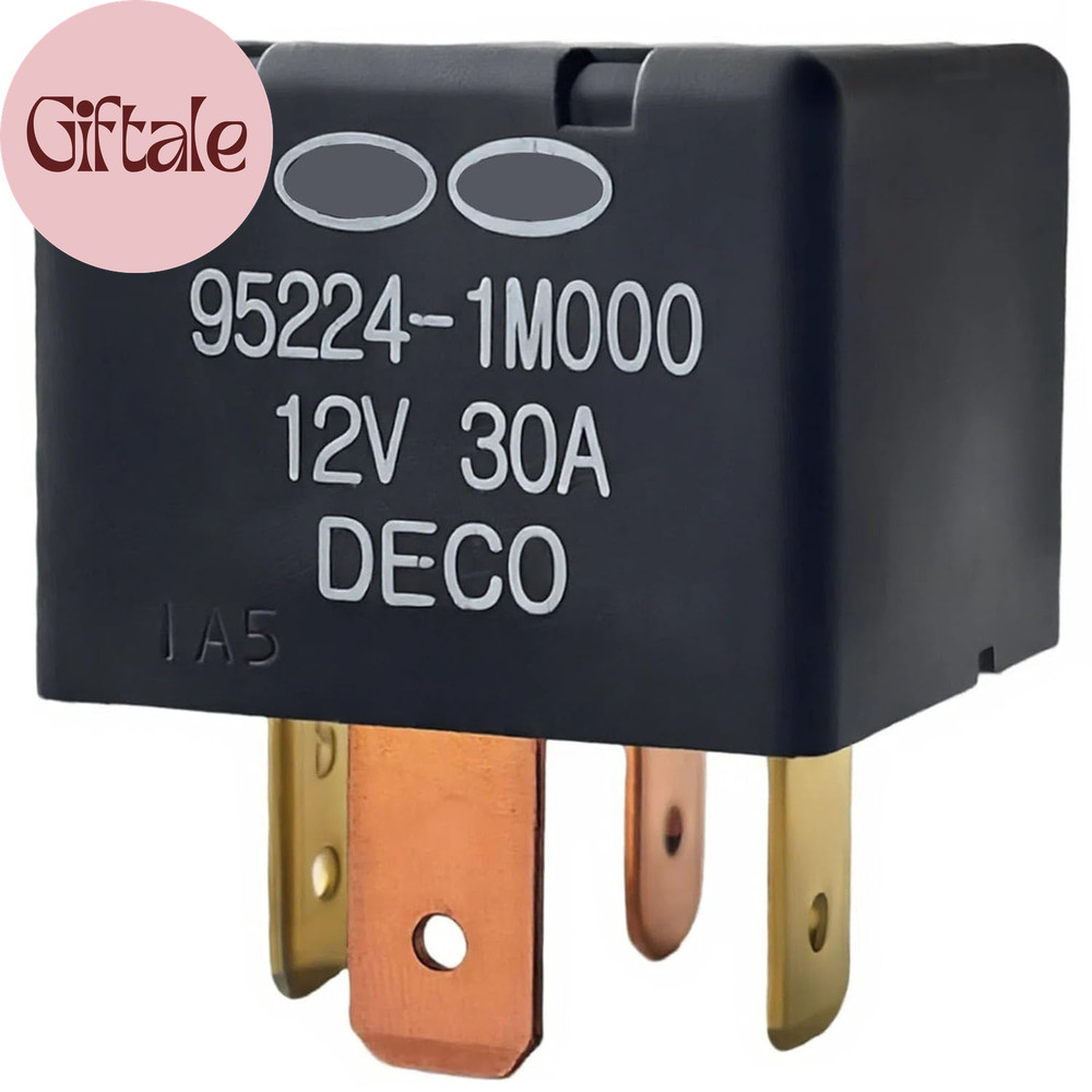 95224-1M000 12V 30A 4-Pin 4-Blade Cube Power Relay, Under-Hood Junction/Fuse Box