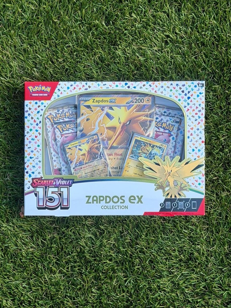 Pokemon 151 Scarlet & Violet - Zapdos EX Collection Box
