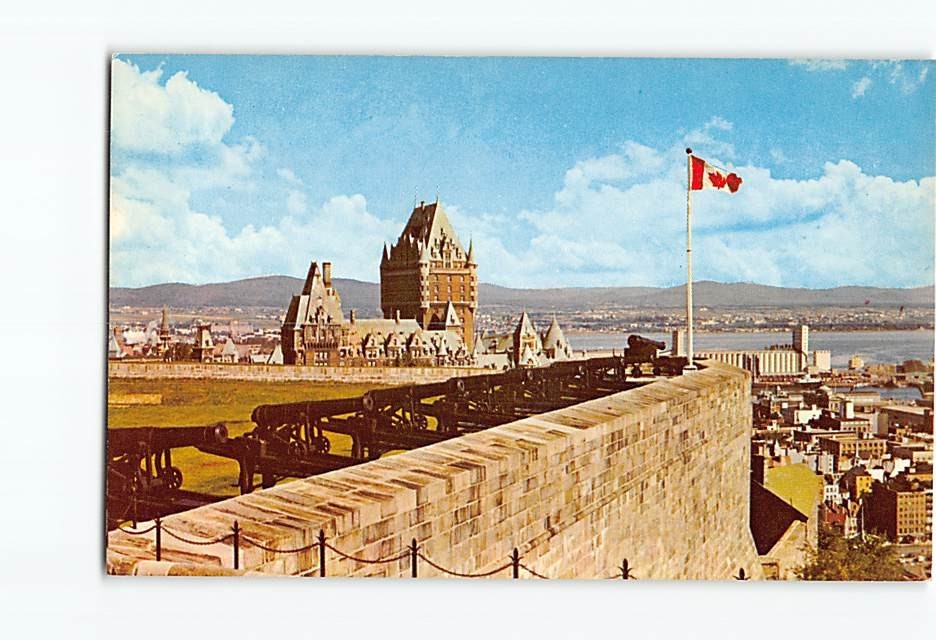 Postcard View from La Citadelle Quebec Canada North America