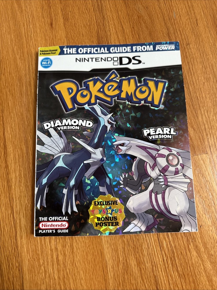 Pokemon Diamond and Pearl The Official Nintendo Power Player's Guide w Poster