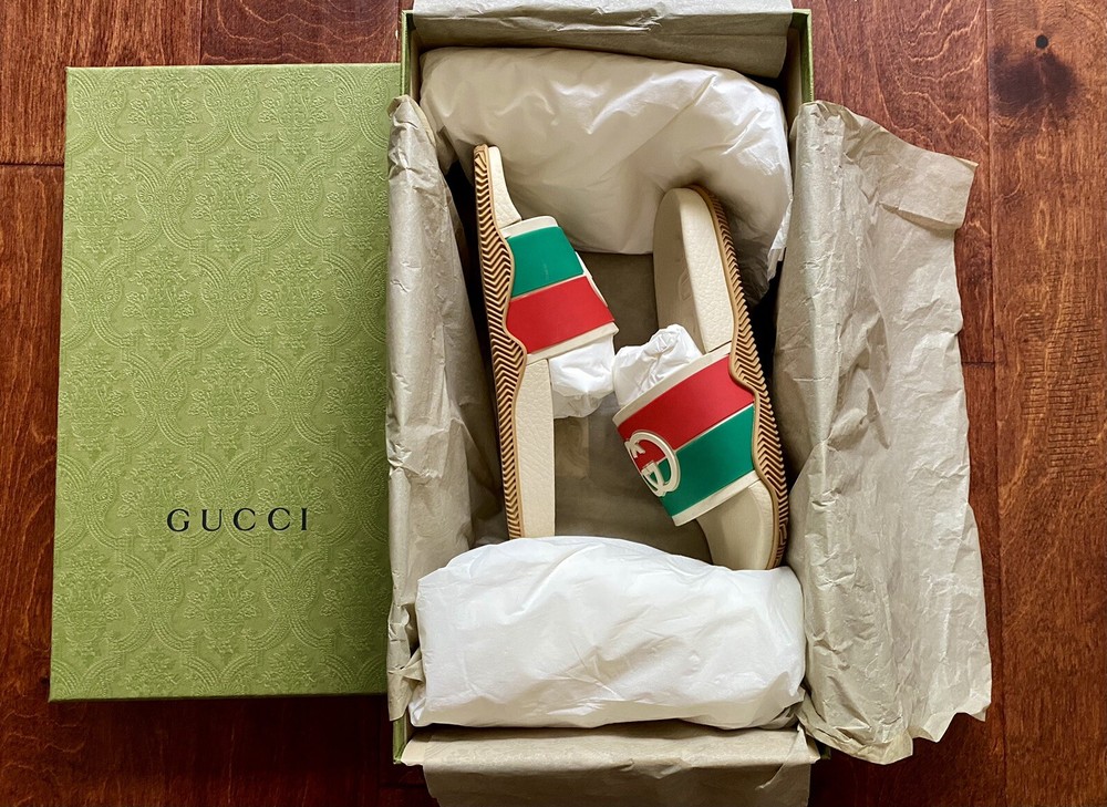 Gucci Women's Slides Size 35 - 100% Authentic Luxury Sandals