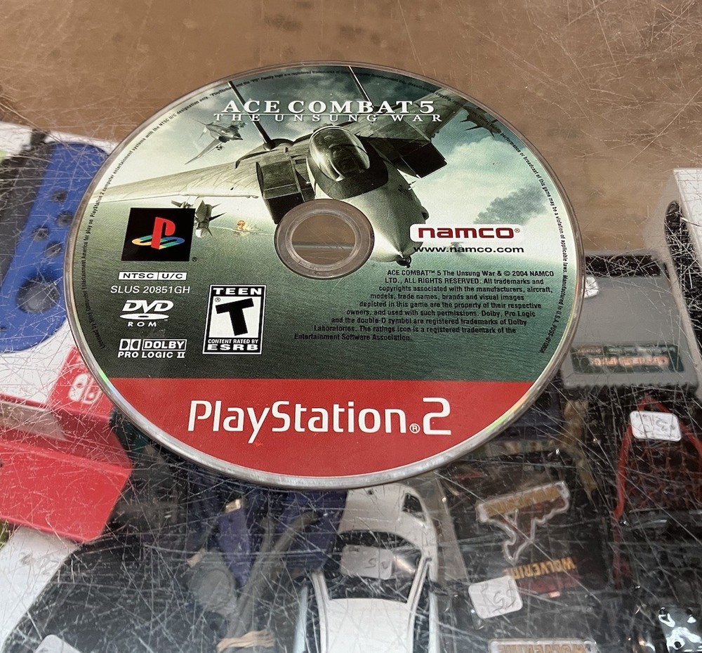 Ace Combat 5: The Unsung War (Sony PlayStation 2, 2004) PS2 DISC ONLY, TESTED-image