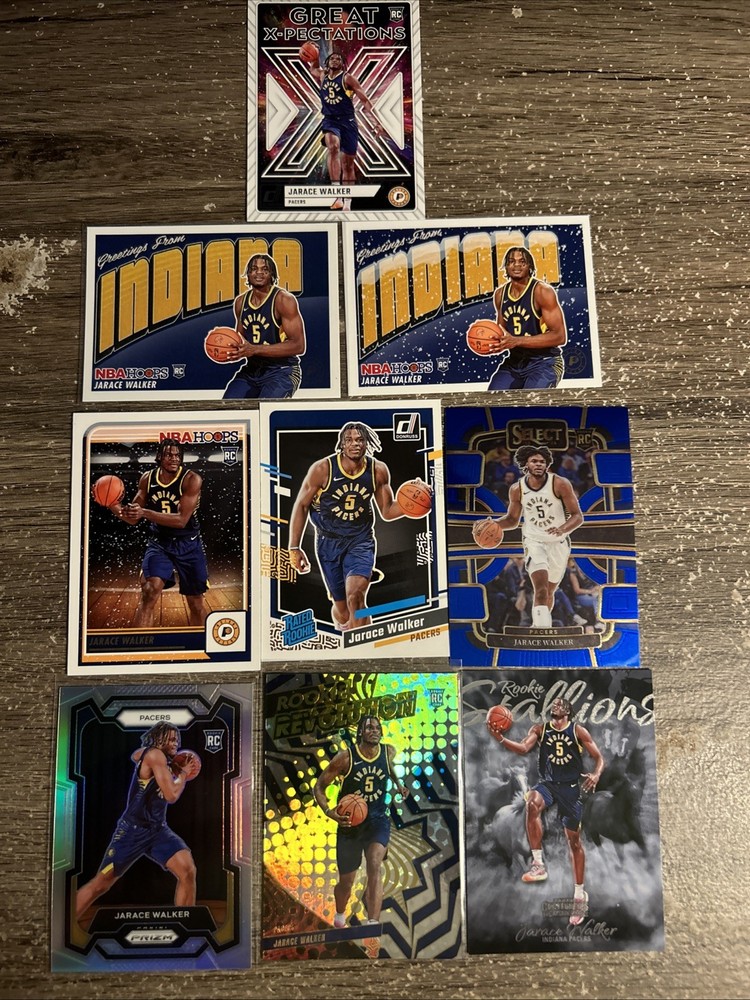 Jarace Walker Rookie Card Lot Indiana Pacers