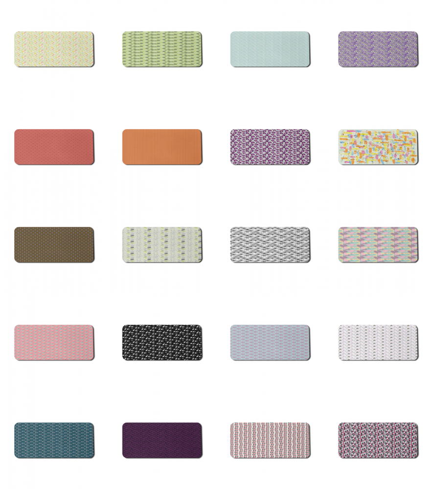 Ambesonne Abstract Forms Rectangle Non-Slip Mousepad, 35