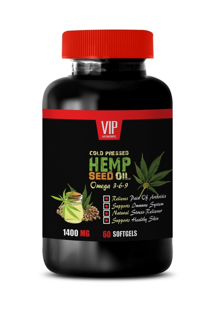 essential fatty acids - Hemp Seed Oil 1400mg (1) - plant source protein