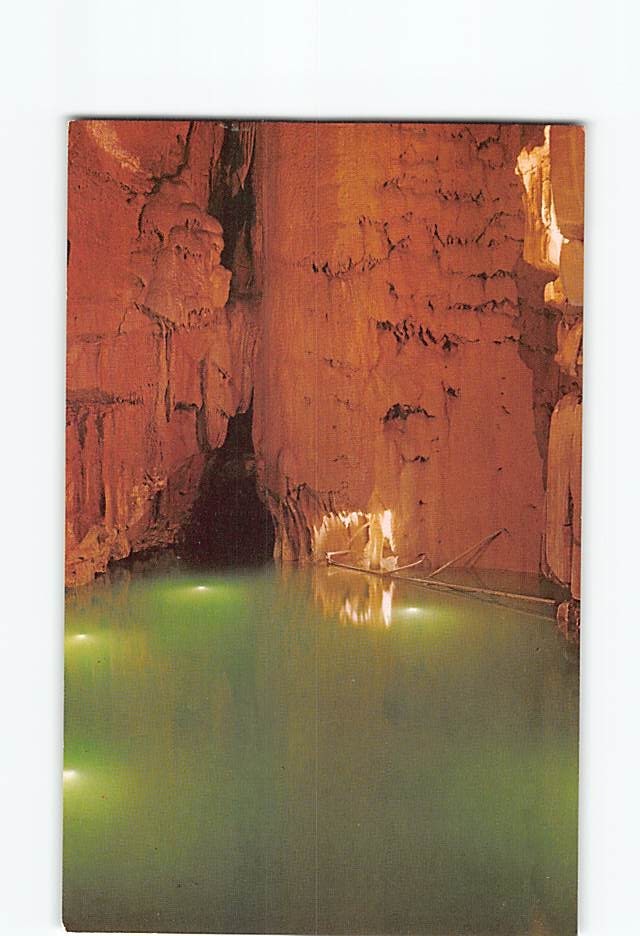 Postcard Crystal Lake in Mammoth Cave National Park Kentucky USA
