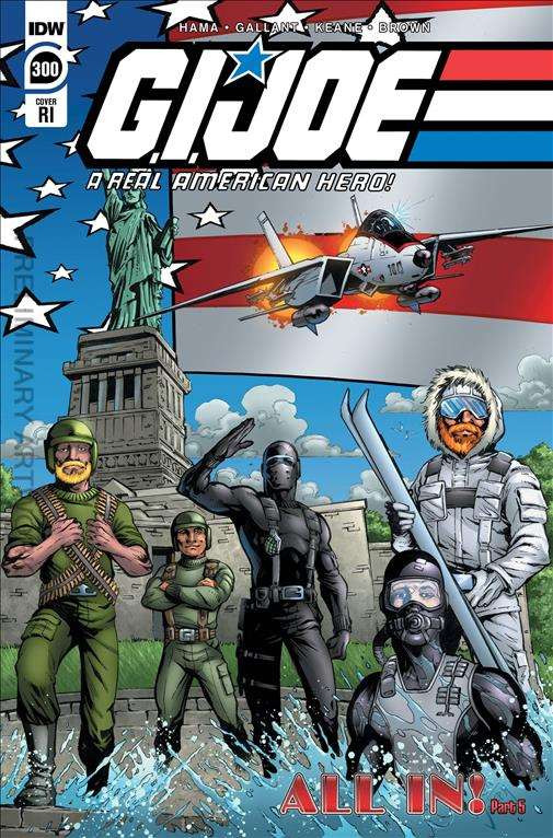 G.I. Joe Real American Hero #300F VF/NM IDW Comic Combined Shipping