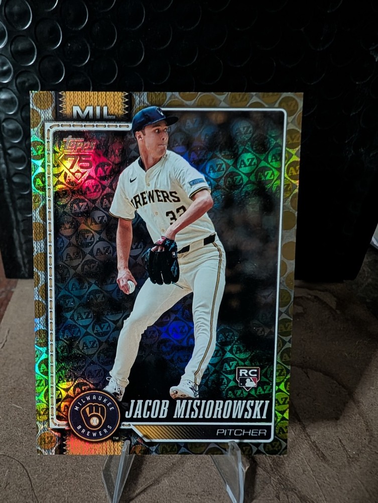 2026 Topps Series 1 Jacob Misiorowski Spring Training Gold #10 47/50