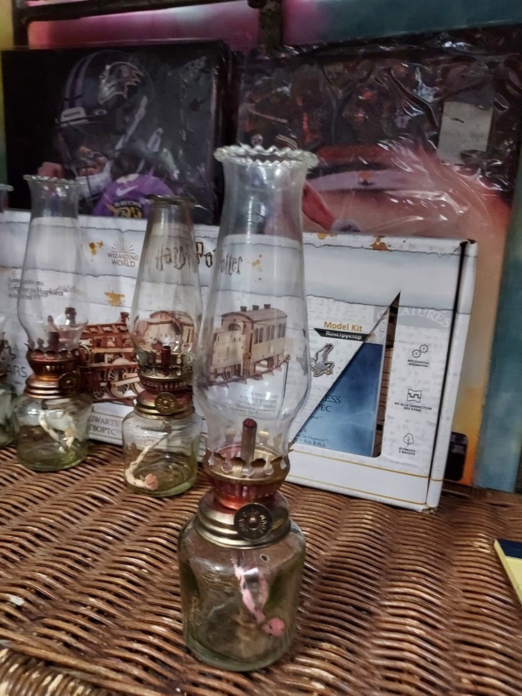 Vintage Mini Oil Lamp