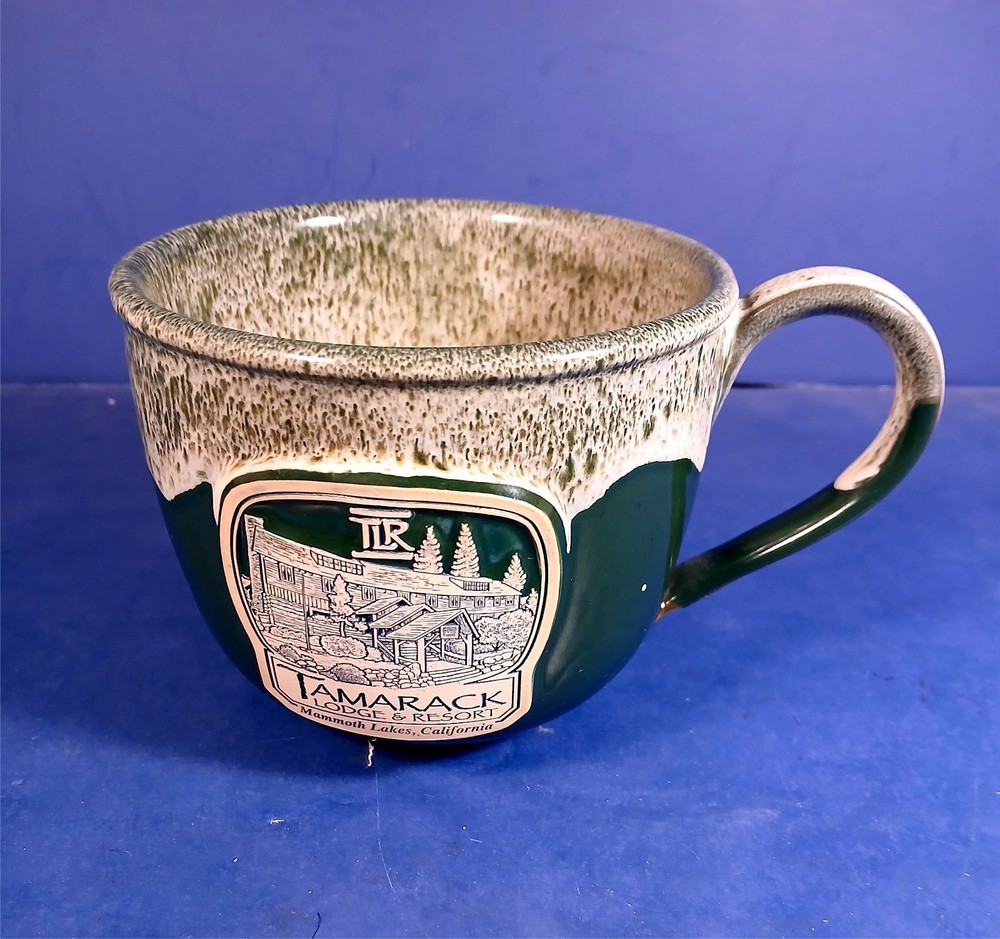 beautiful Deneen Pottery Tamarack Lodge & Resort Mammoth Lakes Soup/ Coffee Mug