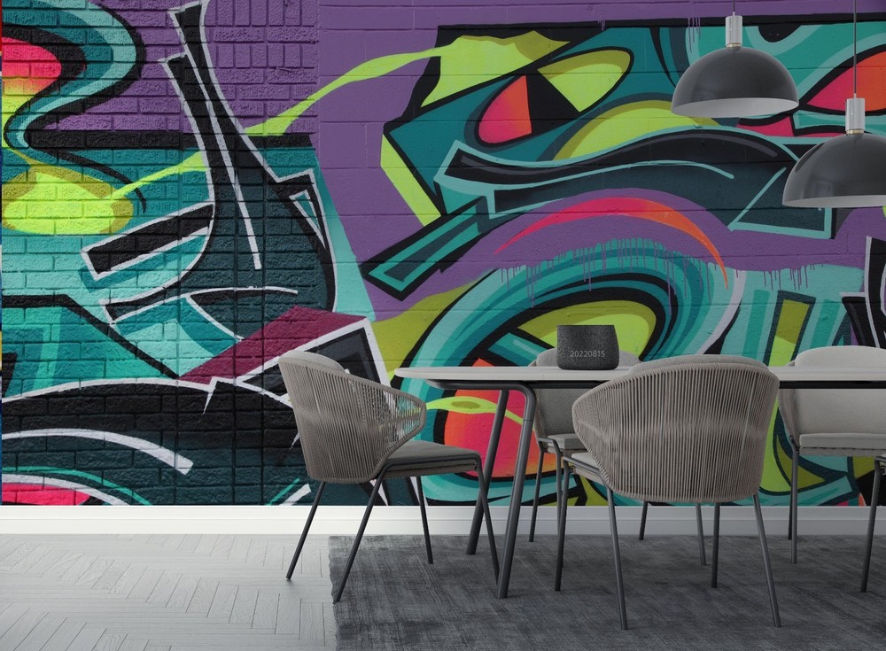 3D Graffiti Art Wall Murals Wallpaper Murals Wall Sticker