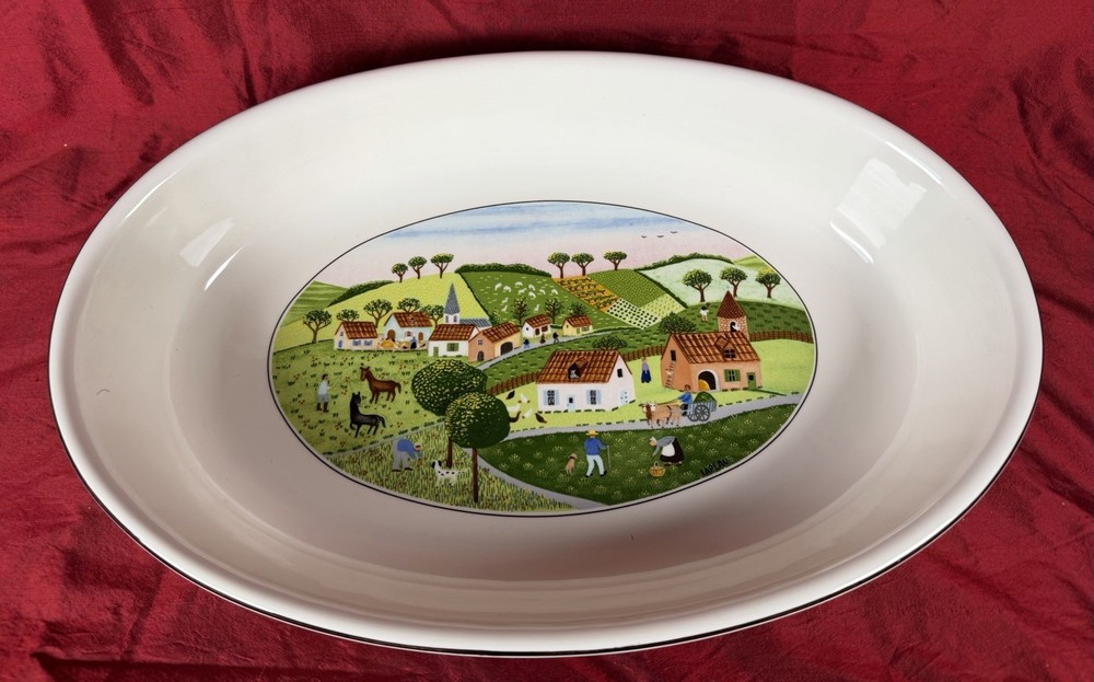 Villeroy & Boch Design Naif oval baker or casserole dish 16”x11” #1