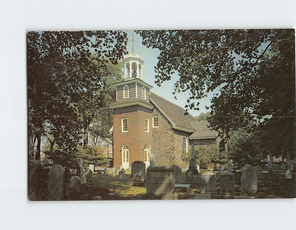 Postcard Old Swedes Church Wilmington Delaware USA