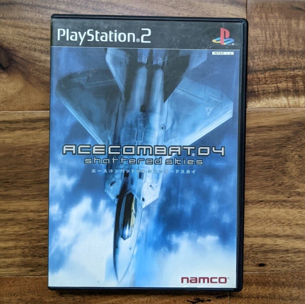 Ace Combat 04 Shattered Skies PS2 Import JP Version with Case US Seller-image